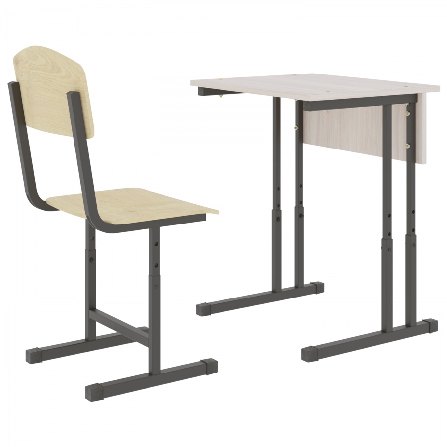 Desk single + 1 chair