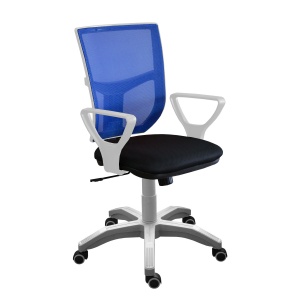 Сетчатые кресла. Ортопедические компьютерные кресла М-16 (синий)