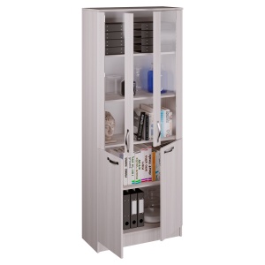 Shelvings and filing cabinets Rack semi-closed with glass 